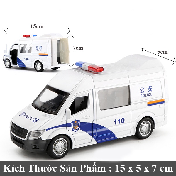 XE CỨU THƯƠNG IVECO DAILY - 120, Nhãn hiệu Mercedes Benz, Cấu tạo hợp kim, Có còi - đèn ưu tiên, cửa mở tối đa 5 cánh