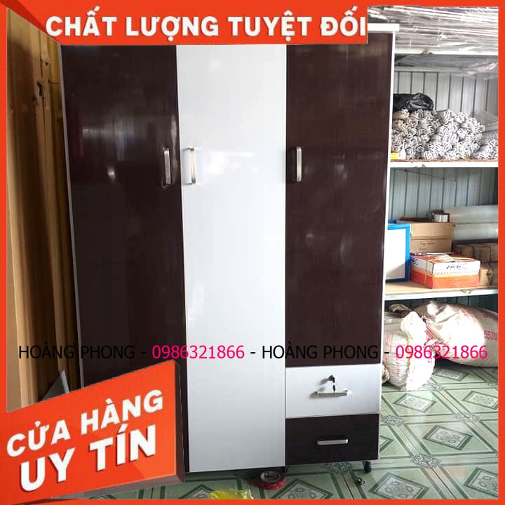 Tủ quần áo 3 cánh nhựa đài loan cao cấp chính hãng - Miễn phí vận chuyển