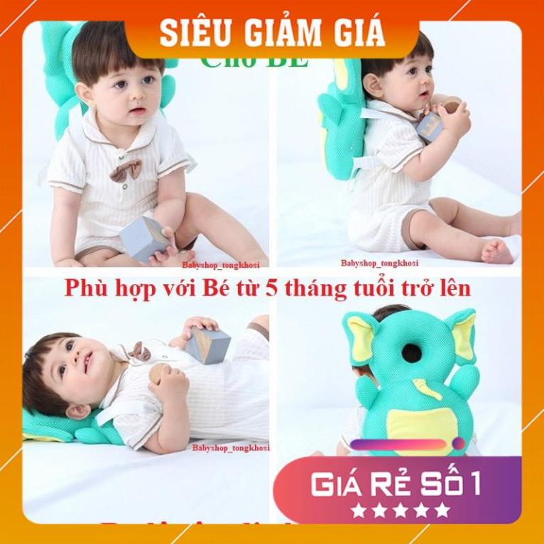 Ba Lô, Gối tập ngồi tập đi, tập bò, tập đứng Chính Hãng bảo vệ đầu và gáy cho Bé yêu