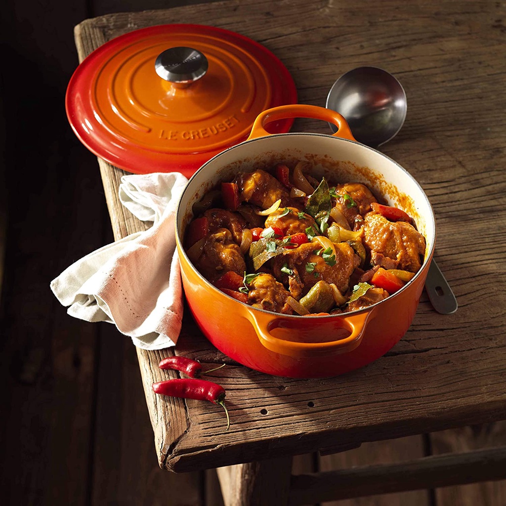 Nồi gang Le Creuset Brater rund Evo 20cm nhiều màu [Hàng Đức chính hãng]