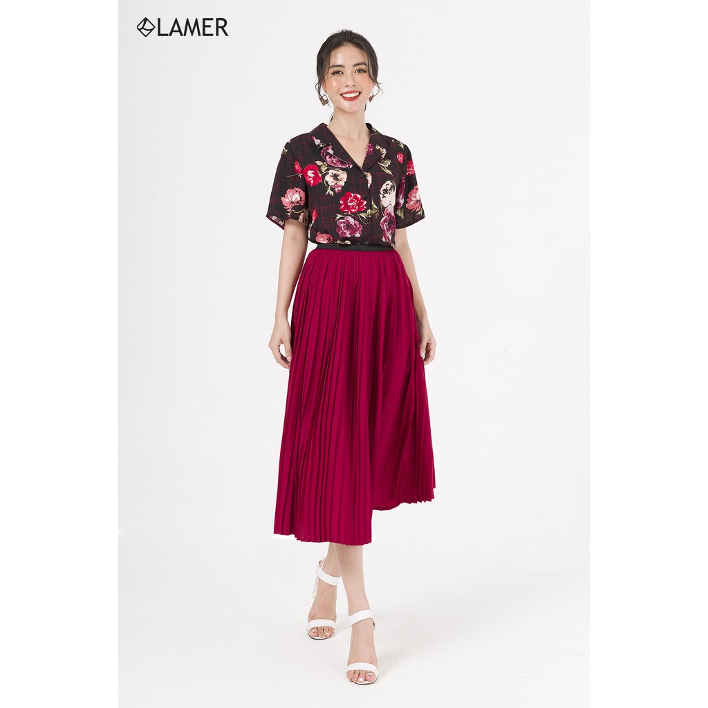Áo sơ mi nữ cổ 2 ve LAMER L61H20H036 (Nhiều màu)