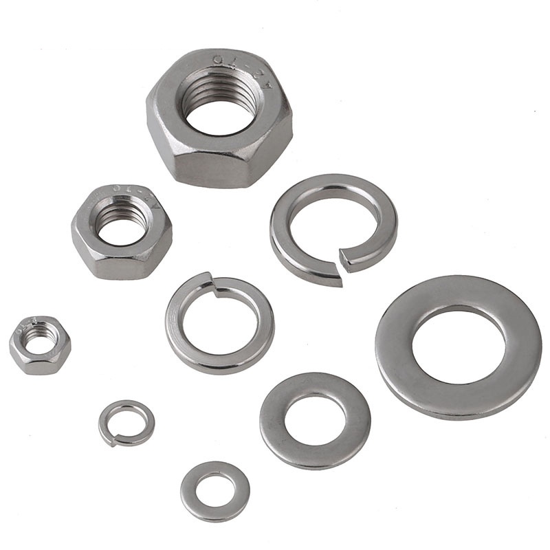 Đai Ốc Lục Giác Bằng Thép Không Gỉ 316 / 304 m3m4m5m6 Chuyên Dụng