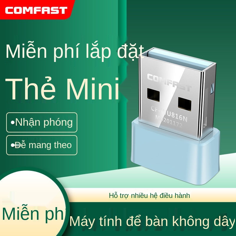 Trình điều khiển mini Mạng không dây USB miễn phí Card Gigabit 5G máy tính để bàn máy tính để bàn Bộ thu tín hiệu mạng w | BigBuy360 - bigbuy360.vn