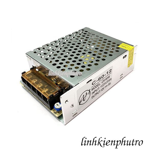 Nguồn Tổ Ong 12VDC - 5A