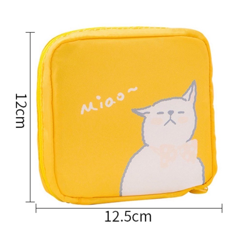 Ví Đựng Đồ Vệ Sinh Cá Nhân Cỡ Lớn Họa Tiết Hoạt Hình