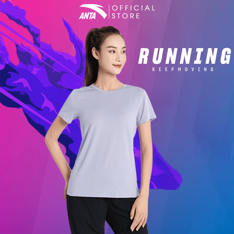 Áo thể thao nữ Running A-DRY FAST Anta 862135104-1