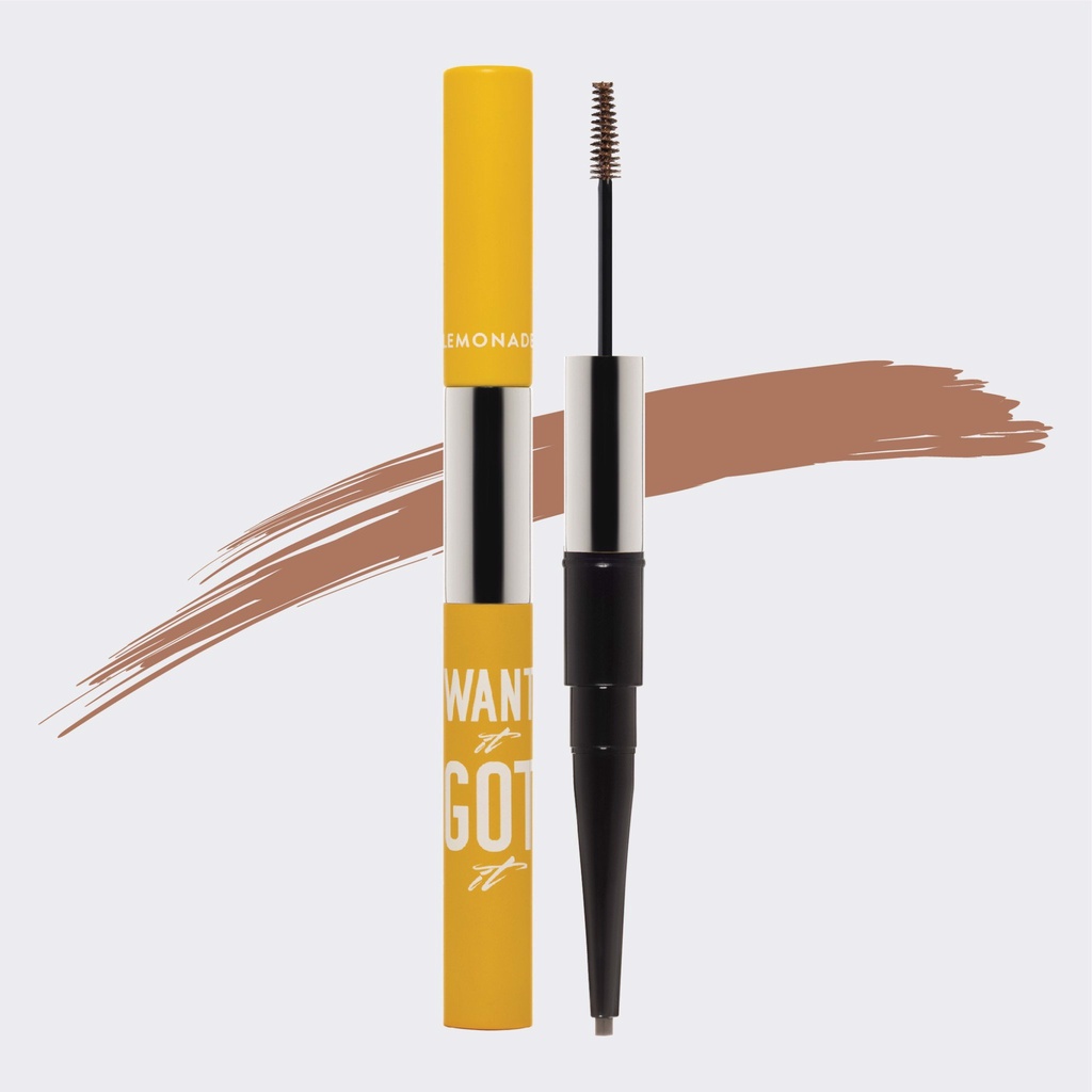 Chì kẻ mày 2 đầu, Bút kẻ mày Lemonade Want It Got It Dual Eyebrow 2.75g - bí quyết tạo lên đôi lông mày đẹp-Tomibun