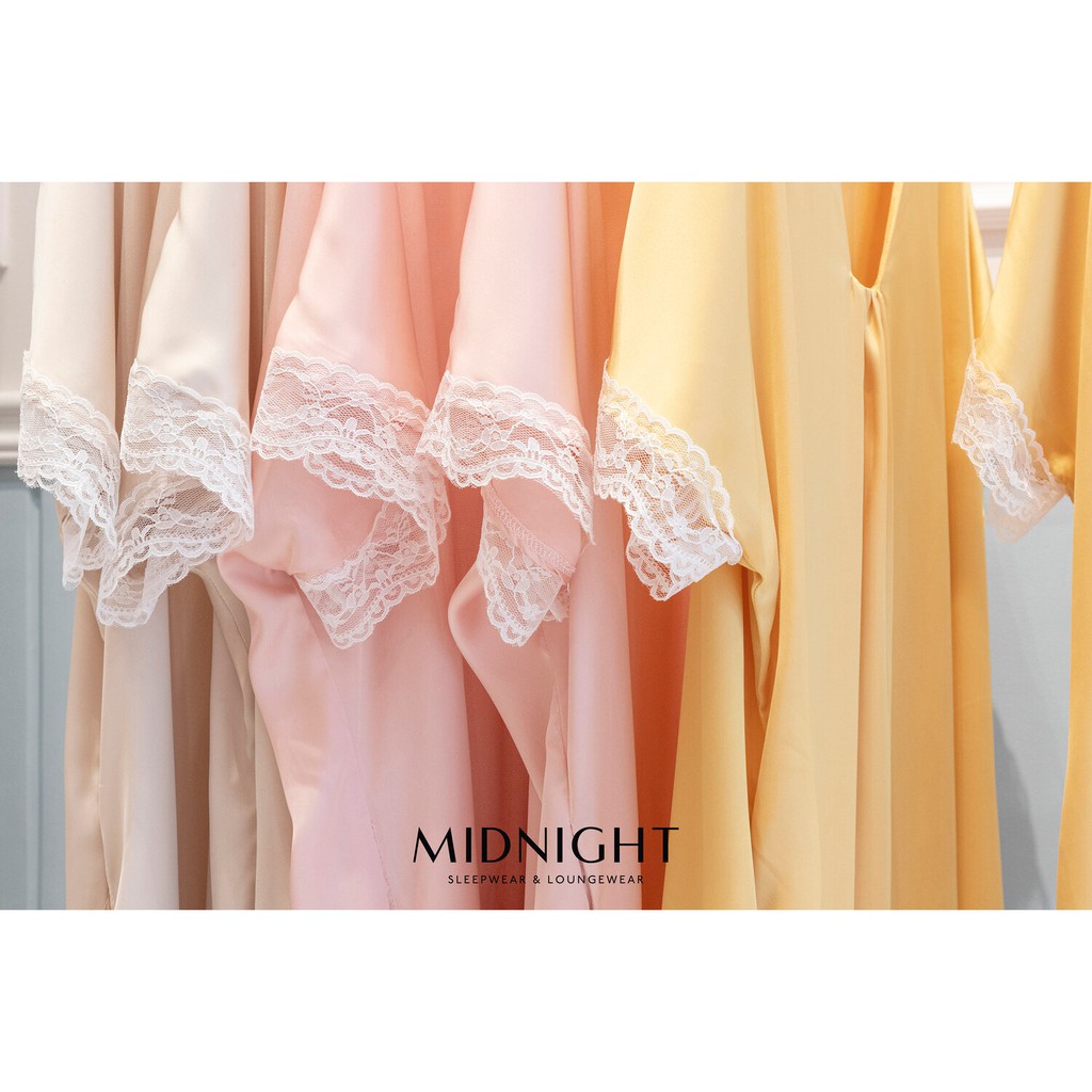 Đầm suôn ngắn tay ren - Midnight sleepwear | BigBuy360 - bigbuy360.vn
