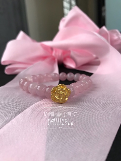 Vòng phong thủy màu hồng Vip mệnh Hoả,mệnh Thổ