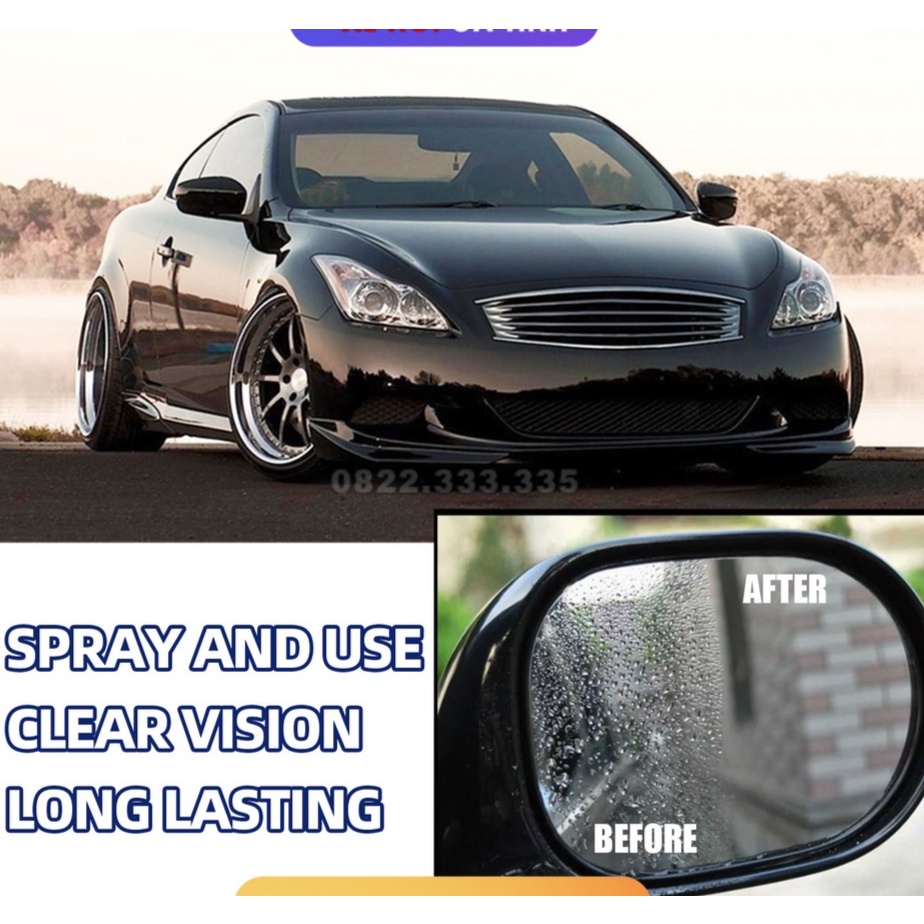 Nano Xịt Kính Chống Bám Nước Mưa xe oto Auto Rain 100