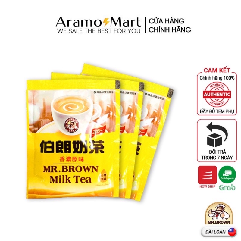 Trà sữa Mr Brown Đài Loan túi lẻ ＊AramoMart＊