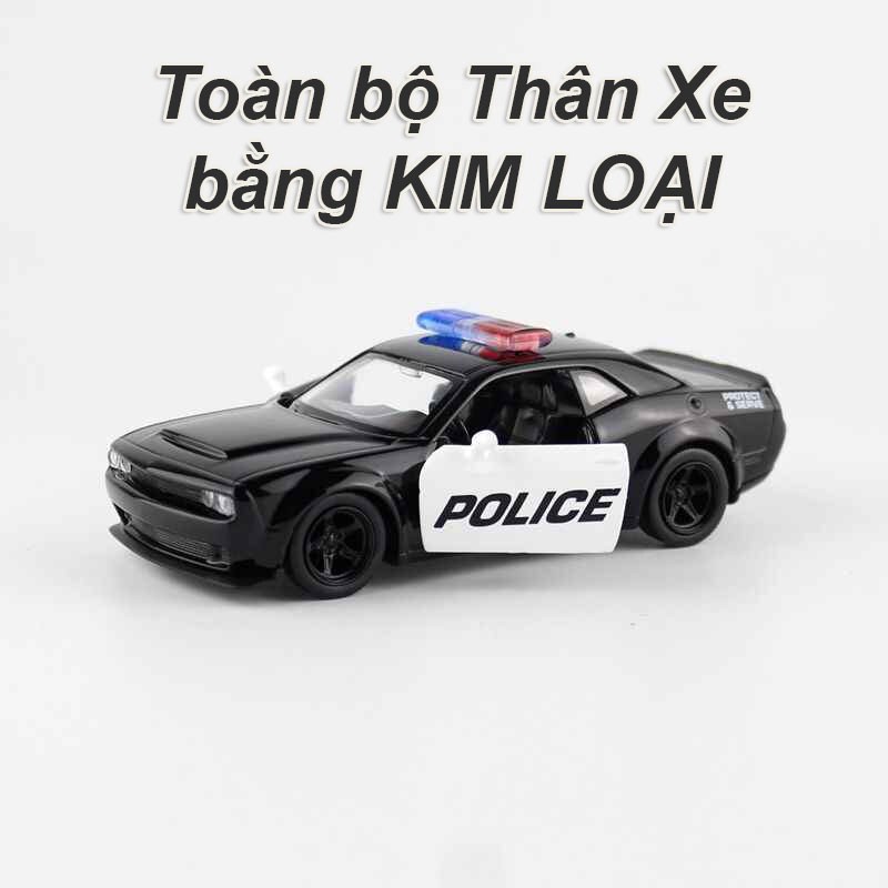 MÔ HÌNH XE Ô TÔ Cảnh Sát Đồ Chơi đúc Kim Loại tỷ lệ 1:36