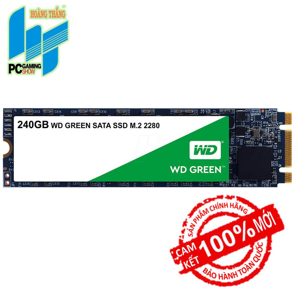 [Mã ELMS05 giảm 5% đơn 300k]Ổ cứng SSD WD 240GB WDS240G2G0B (M2-2280)