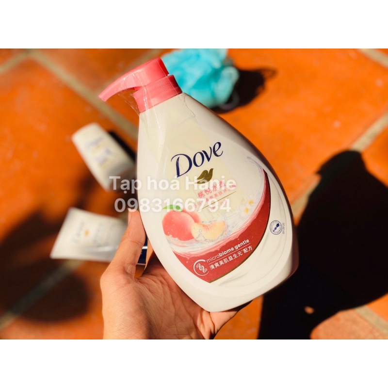 SET SỮA TẮM ĐÀO DOVE MUA 1 ĐƯỢC 4