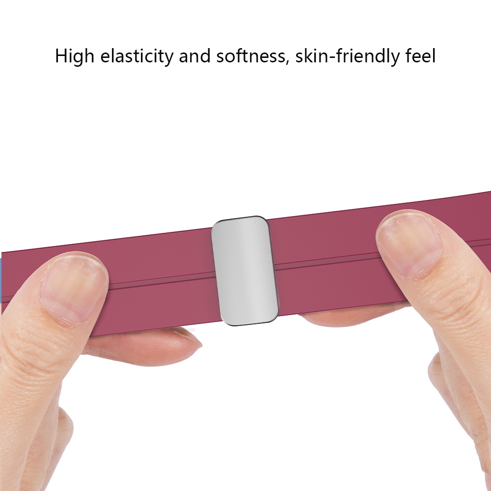 Dây Đeo Silicone Khóa Nam Châm Cho Đồng Hồ Thông Minh Samsung Galaxy Watch 5 / 4 44mm 40mm 5 Pro 45mm 4 Classic 42 46mm