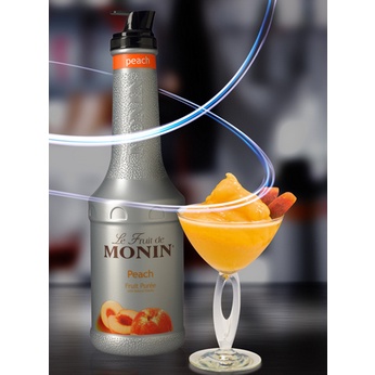 Mứt trái cây/ Puree/ Fruit Mix Monin đào chai 1L. Hàng công ty có sẵn giao ngay