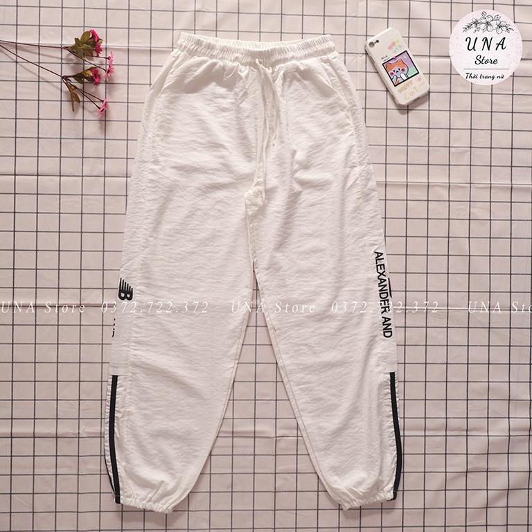 Quần Jogger nữ - Quần thể thao bo gấu chất đũi đủ size - Q06