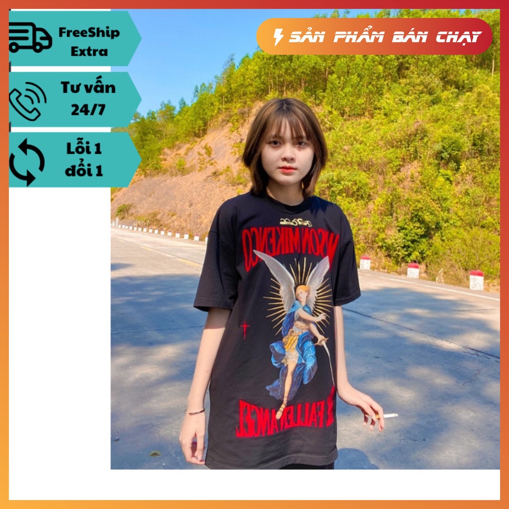 Áo Mikenco Thiên Thần Sa Ngã - Áo phông mikenco nam nữ Fallen Angel - Mẫu mới 2022
