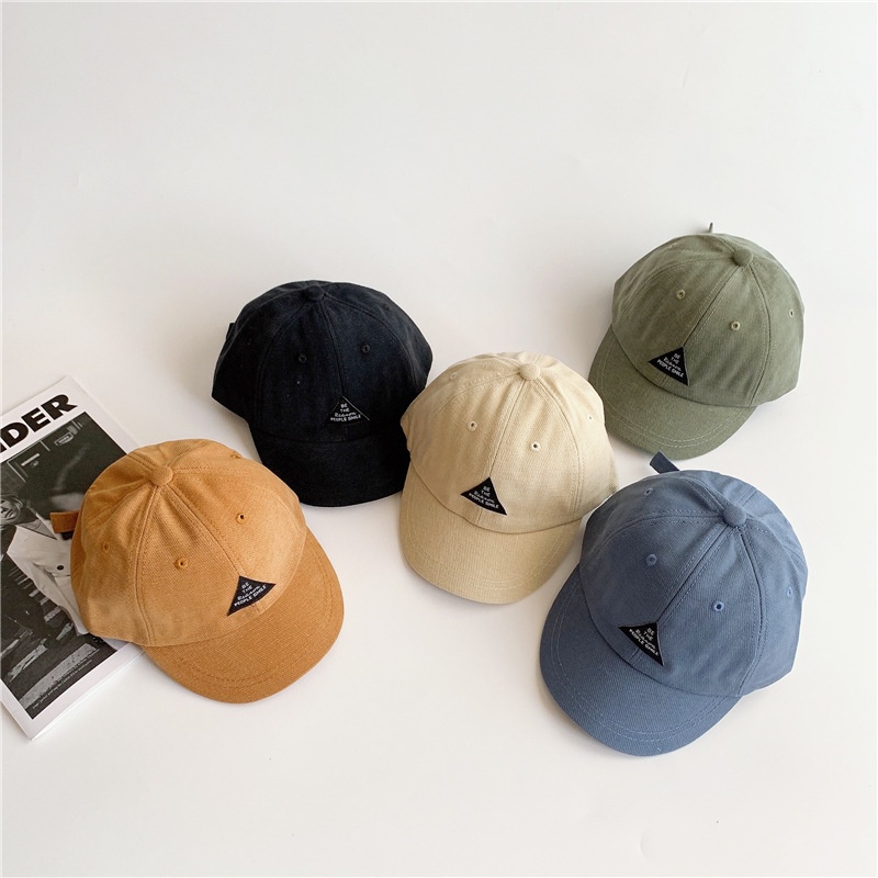 Mũ Lưỡi Trai Che Nắng Màu Trơn Phong Cách Hip Hop Hàn Quốc Thời Trang Cho Bé