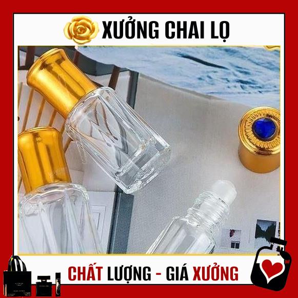 Lọ Chiết Nước Hoa ❤ TOP GIÁ RẺ ❤ Vỏ chai lọ bi lăn 3ml/6ml đựng nước hoa Dubai , phụ kiện du lịch