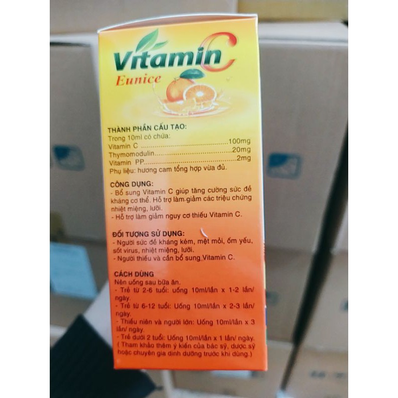 Vitamin C Eunice bổ sung vitamin C, tăng cường sức đề kháng