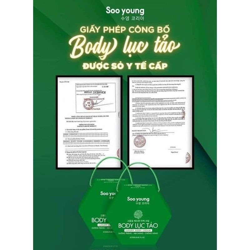 Body Lục Tảo Xanh Nhật Bản [cam kết chính hãng 100%]