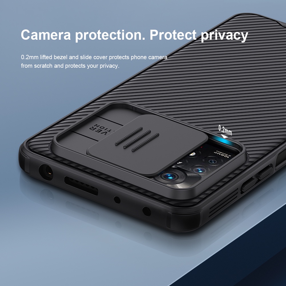 Ốp điện thoại Nillkin bằng TPU và PC cho Xiaomi Redmi Note 11 Pro 5G Global / Note 11 Pro Plus India / Note 11E Pro 5G