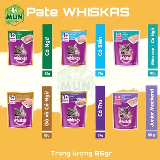 Pate Whiskas gói 80gr