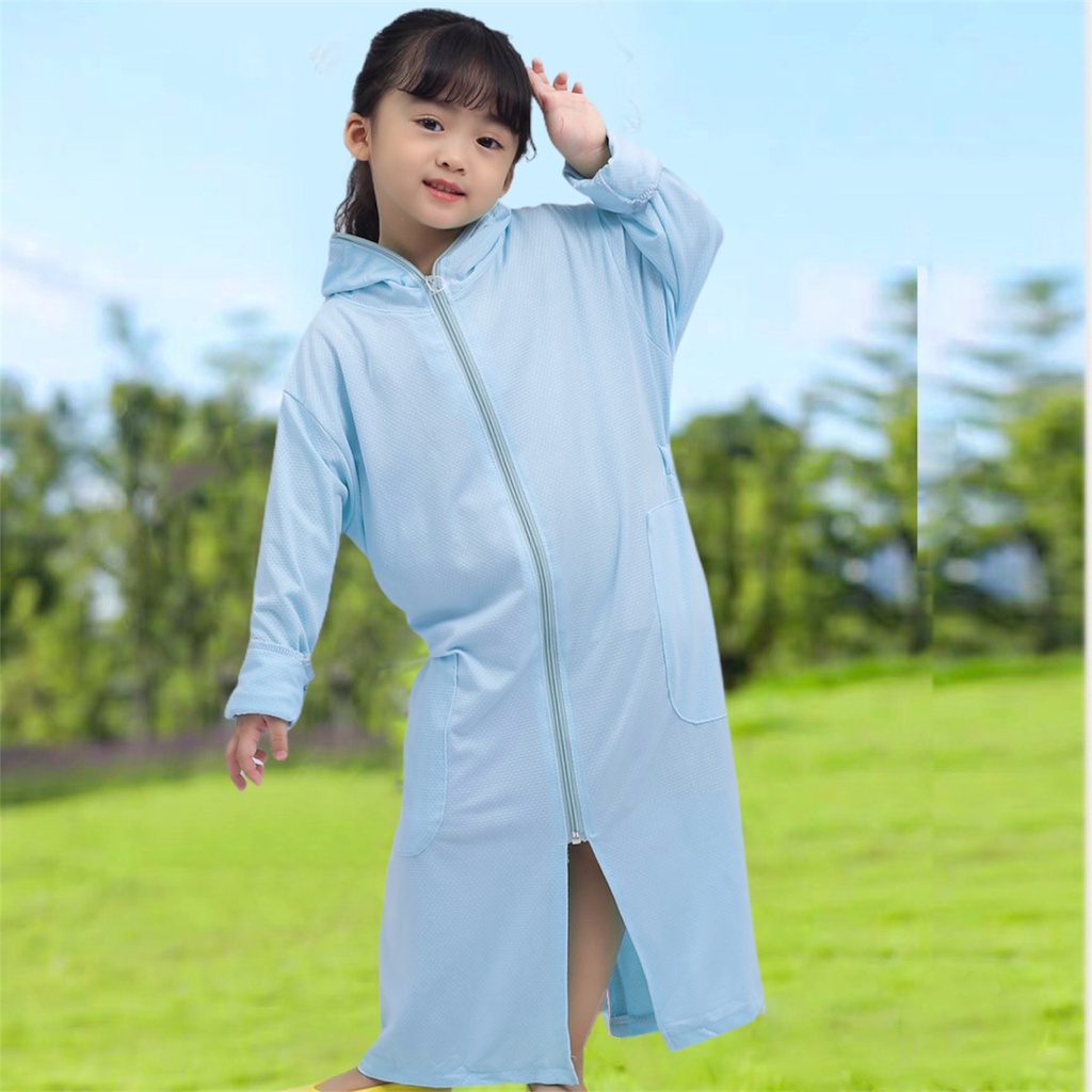 Áo chống nắng cho bé, áo chống nắng dáng dài toàn thân cho bé (2-6 tuổi) Shopmevung_kids