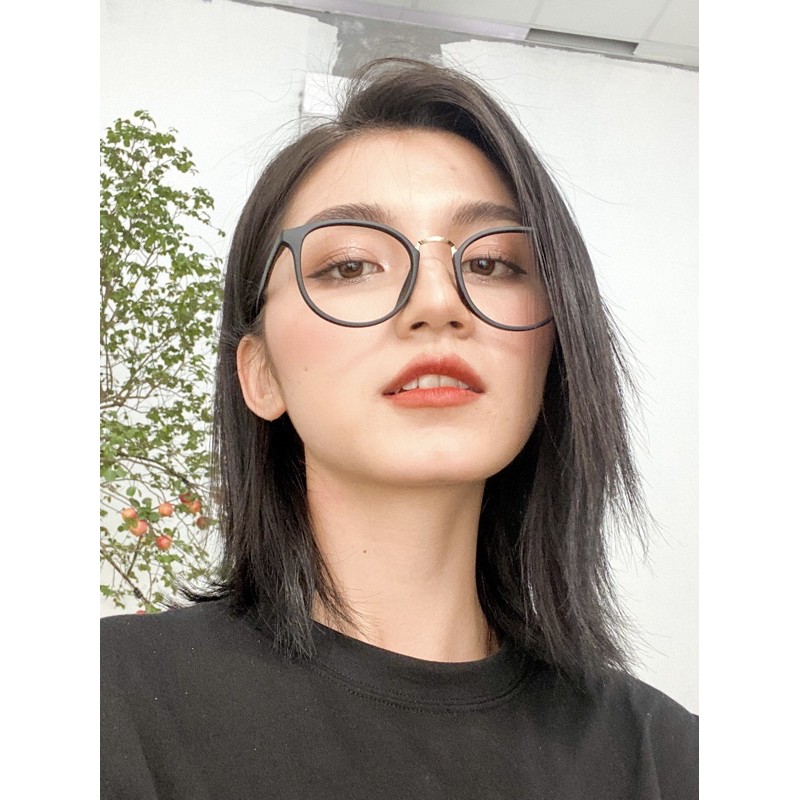 Gọng kính mắt thời trang ANNA dáng tròn gọng nhựa dẻo 170HQ003
