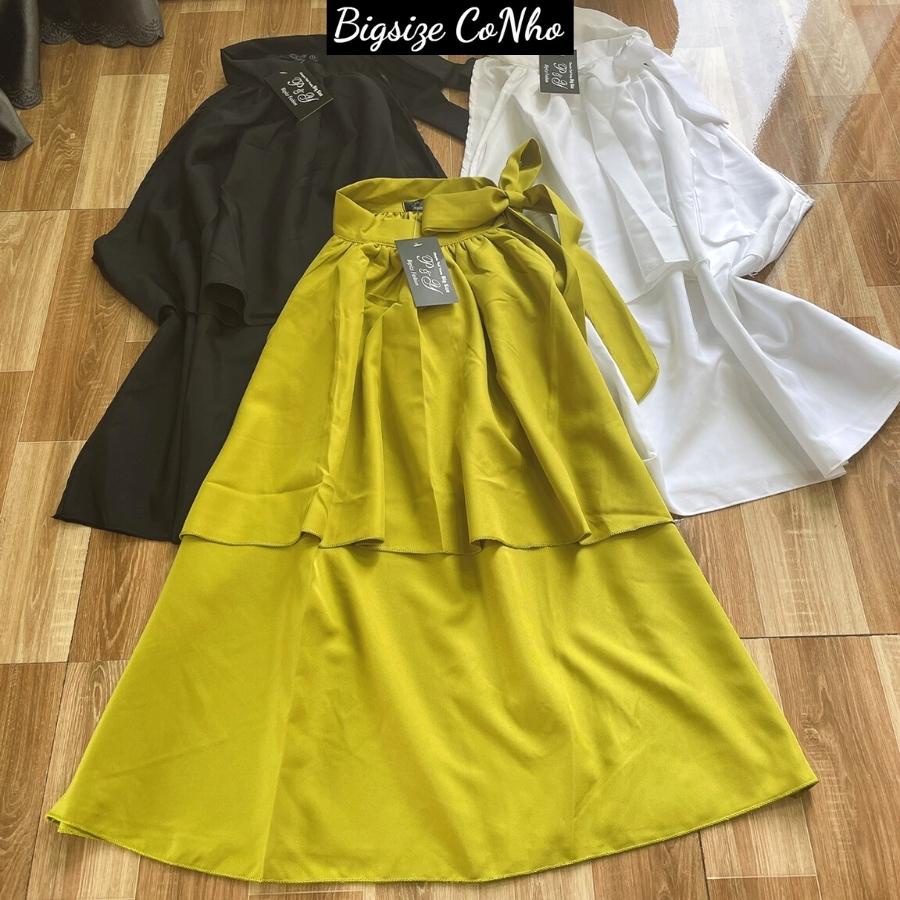 Áo yếm Bigsize nữ hai tầng dáng dài sát nách cách điệu phía trước AT12