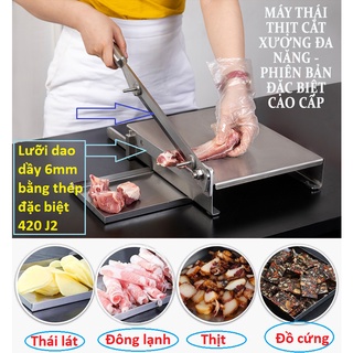 Bàn Chặt Gà 4.5 KG, chặt xương - chân giò. Lưỡi dao đa năng, Chính hãng COOKEASY. Bản đặc biệt CE800