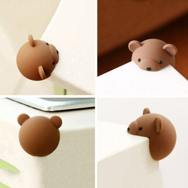 Miếng bịt Góc Nhọn Bàn hình thú CUTE , bọc góc giường bảo vệ an toàn cho bé
