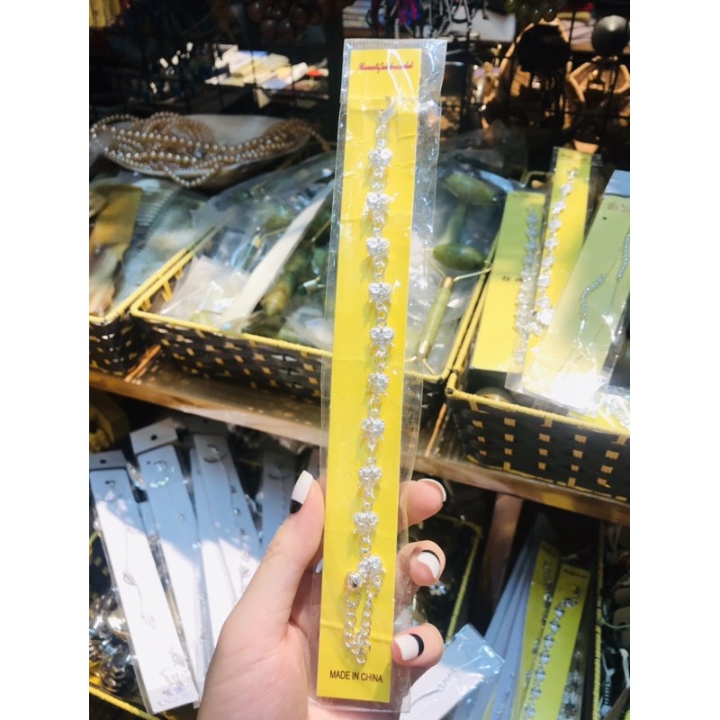 LẮC CHÂN mạ bạc dài 30cm