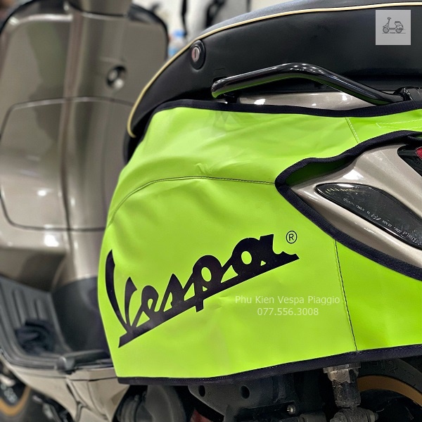 Trùm Hông Cho Vespa Phiên Bản Sport Hàng Hãng Da Cao Cấp Chống Nước Sprint Primavera LX S GTS GTV