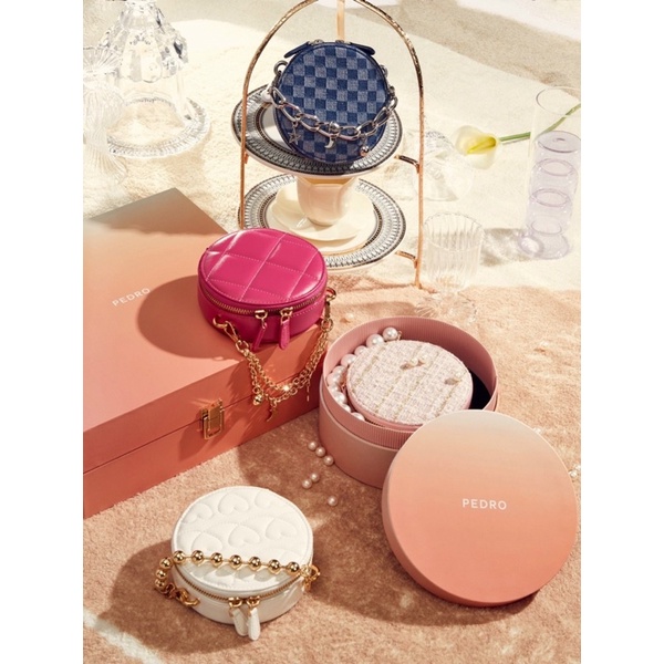 Túi xách dáng tròn mini  full box xịn sò