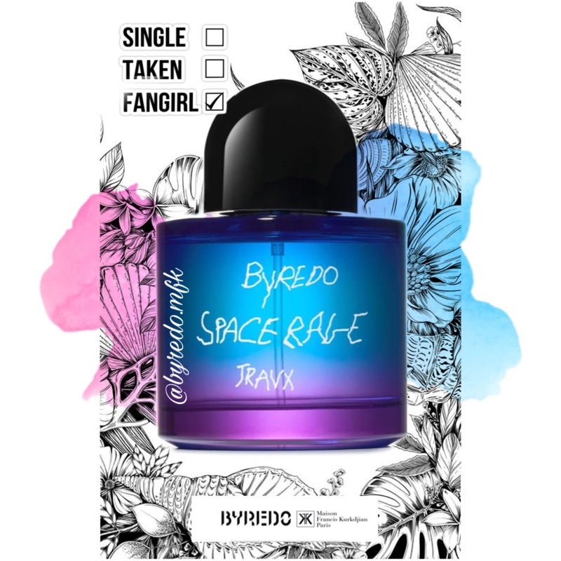 Mẫu thử nước hoa Byredo Space Rage Travx Tester 5ml/10ml/20ml | BigBuy360 - bigbuy360.vn