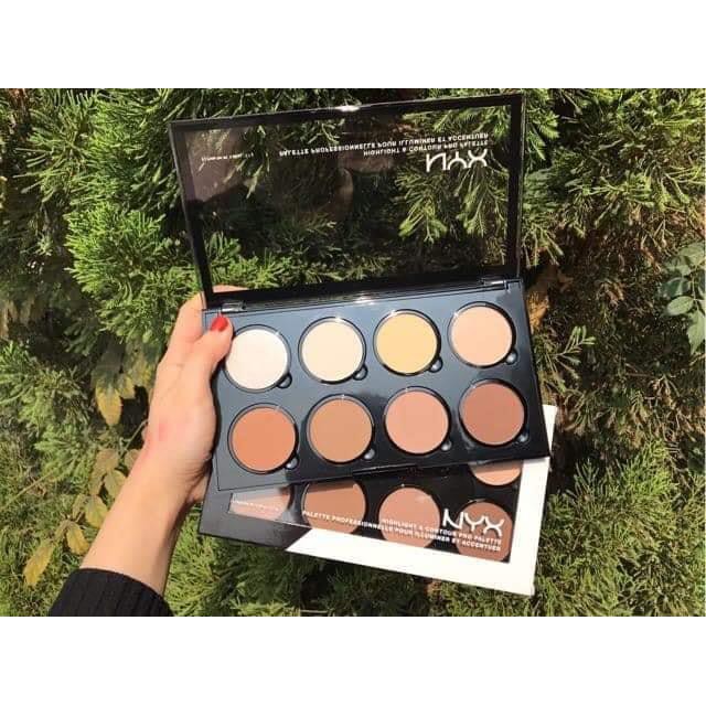 [Mã SRJULY1619 giảm 15K đơn 50K] ☘️BẢNG TẠO KHỐI NYX HIGHLIGHT & CONTOUR PRO PALETTE☘