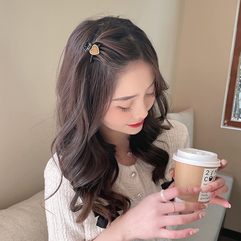 Kẹp Tóc Hình Nơ Đính Ngọc Trai Xinh Xắn Thời Trang Mới