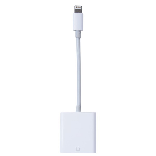 Dây cáp OTG đọc thẻ nhớ SD cho iPhone 5 / 6 / 7 và iPad