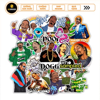Set Sticker Snoop Dogg | Sticker Dán Nón Bảo Hiểm, Dán Đàn , Dán Vali