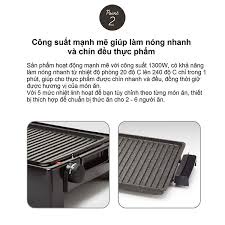 Vỉ Nướng Điện Lock&amp;Lock EJG221 (1300W)