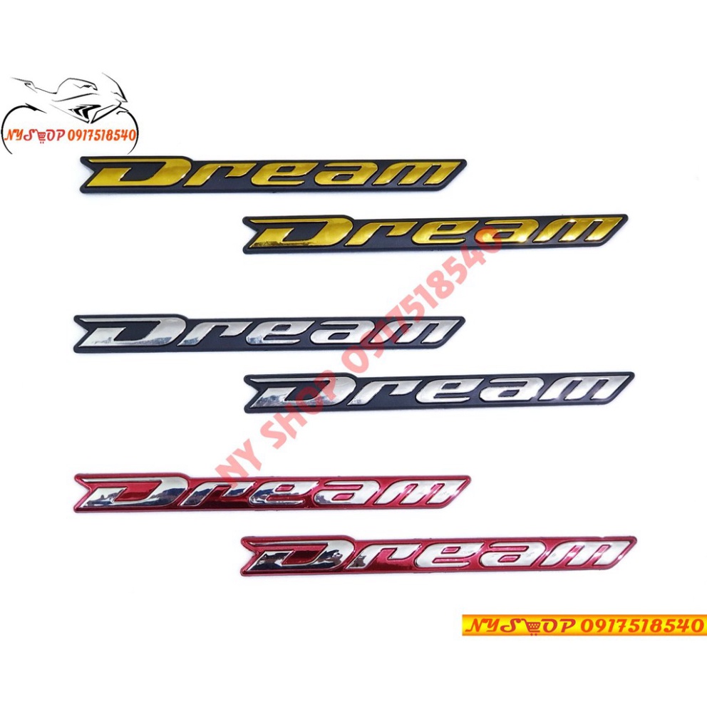 TEM CHỮ NỔI CHO DREAM II Ảnh thật Sp