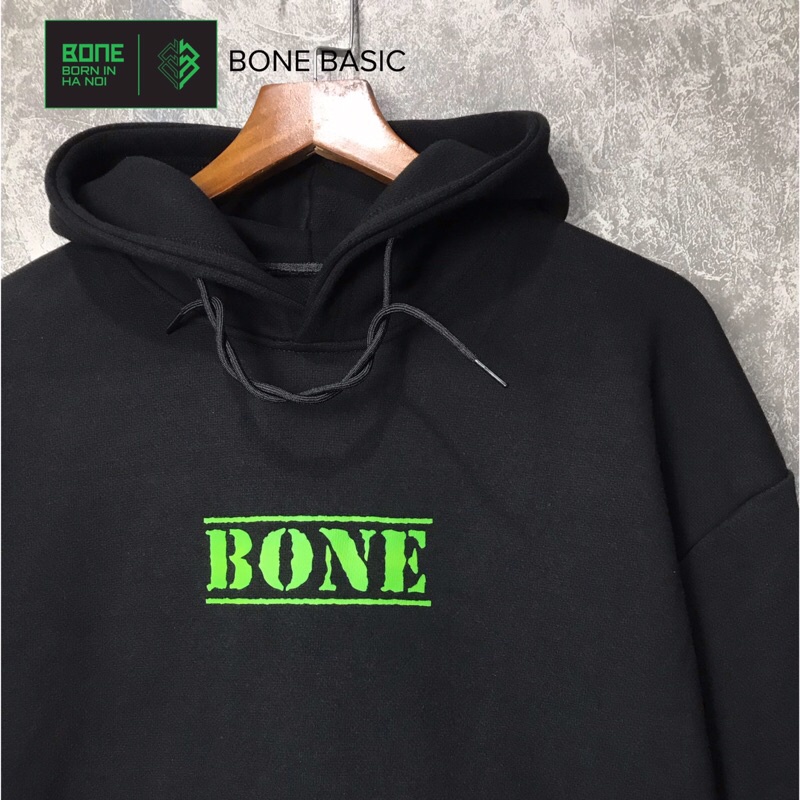 Áo hoodie local brand chính hãng unisex form rộng Bone Basic | BigBuy360 - bigbuy360.vn