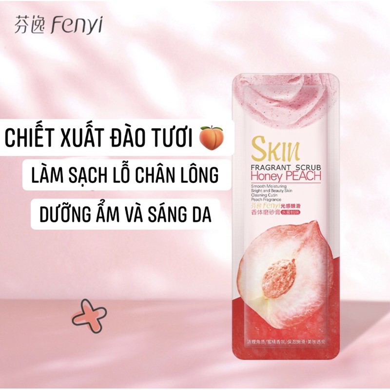 ( DÙNG THỬ 1 GÓI ) TẨY TẾ BÀO CHẾT TRÁI CÂY FENYI