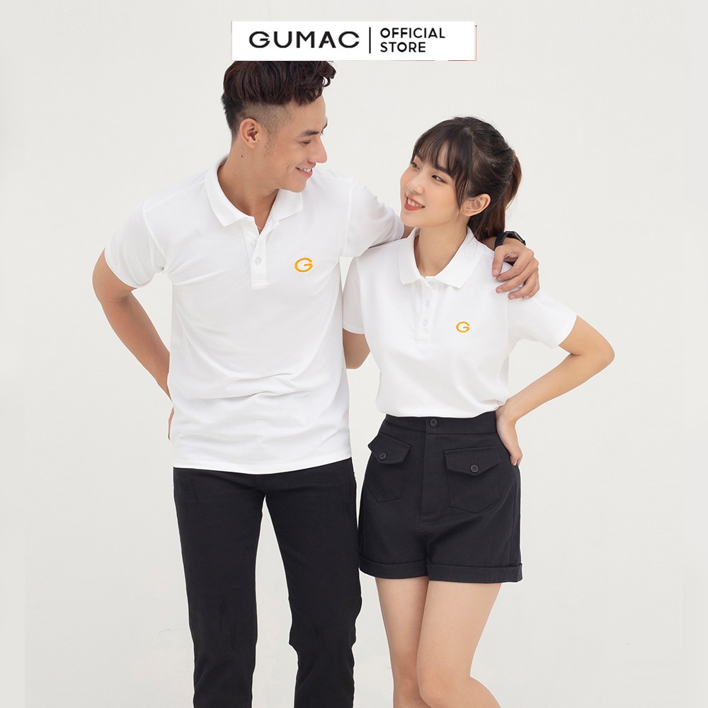 [Mã WABRGM11 giảm 10% đơn 250K] Áo thun thêu chữ G GUMAC trẻ trung, cá tính nhiều màu ATB810 | BigBuy360 - bigbuy360.vn