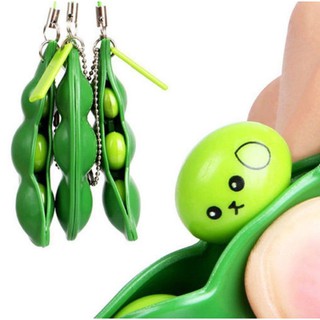 Đồ Chơi Nắn Bóp Đàn Hồi Giảm Căng Thẳng Hình Hạt Đậu