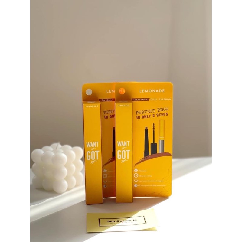 Chì kẻ mày 2 in 1 Lemonade Want it Got it dual eyebrown | BigBuy360 - bigbuy360.vn