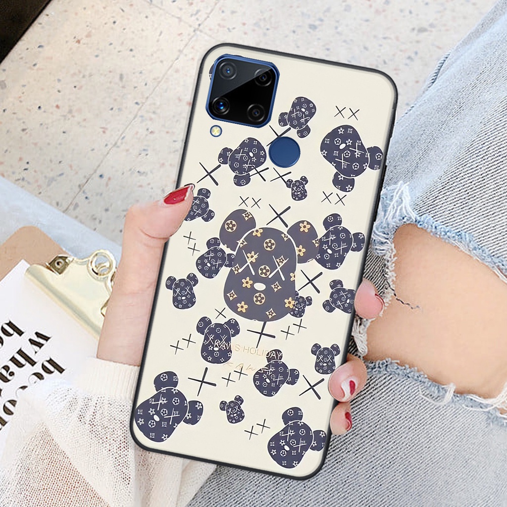 Ốp lưng Realme C15 in hình K@ws, Cool Be@r SIÊU NGẦU