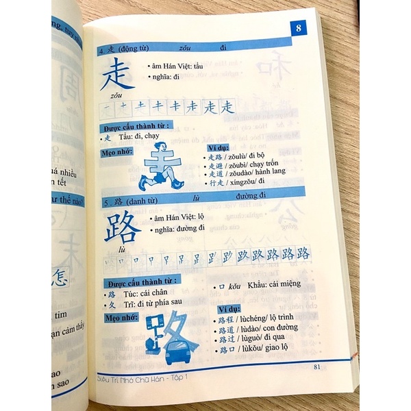 Sách-Siêu trí nhớ chữ Hán tập 3 in màu